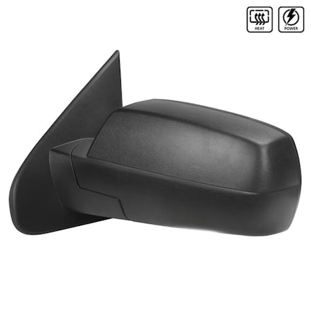 Overtime Glossy Black Left Side Mirror for 2014-2018 Chevy Silverado 1500 OV3755773